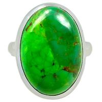 Green Mohave Turquoise Ring-GMTR582