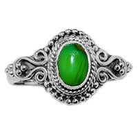 Green Mohave Turquoise Ring-GMTR643