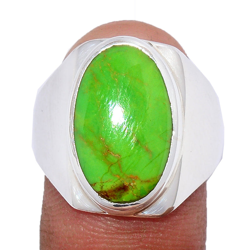 Solid - Green Mohave Turquoise Ring - GMTR754