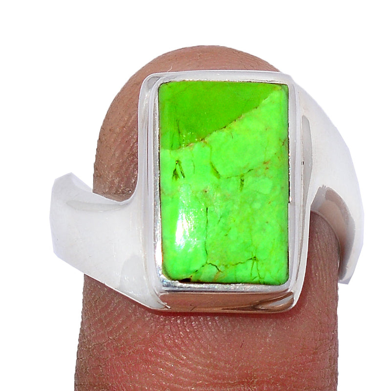 Solid - Green Mohave Turquoise Ring - GMTR765