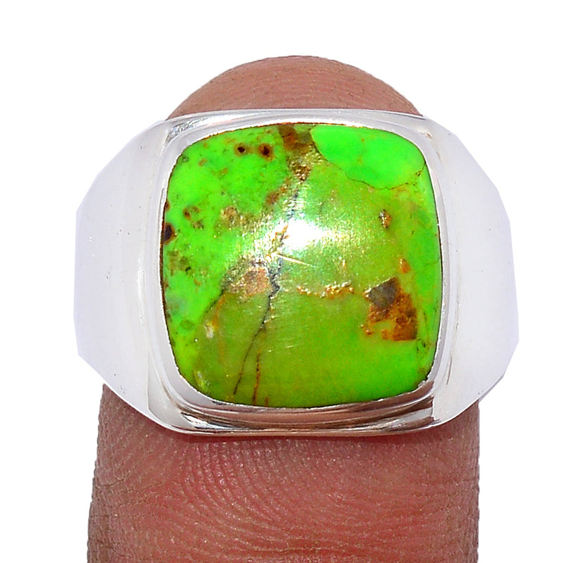 Solid - Green Mohave Turquoise Ring - GMTR768