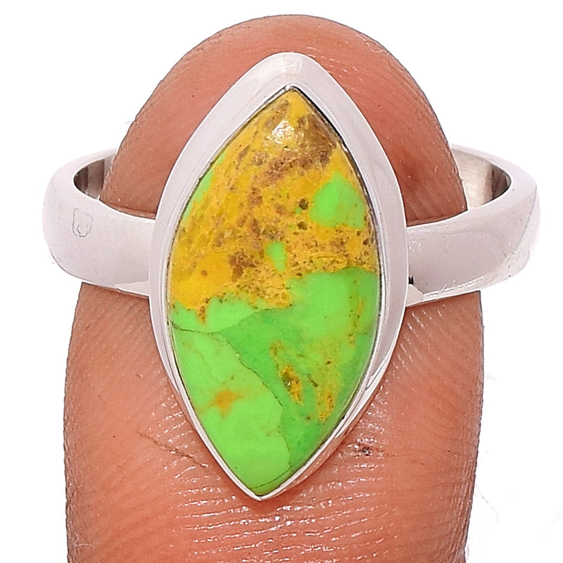 Green Mohave Turquoise Ring - GMTR829