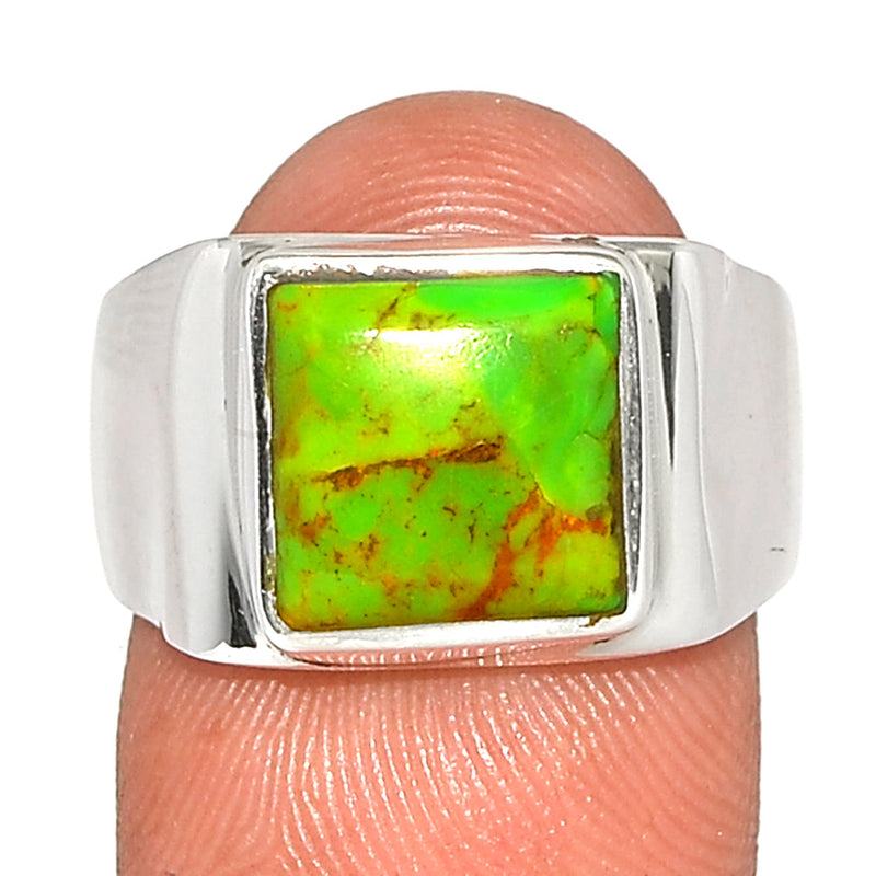 Solid - Green Mohave Turquoise Ring - GMTR839