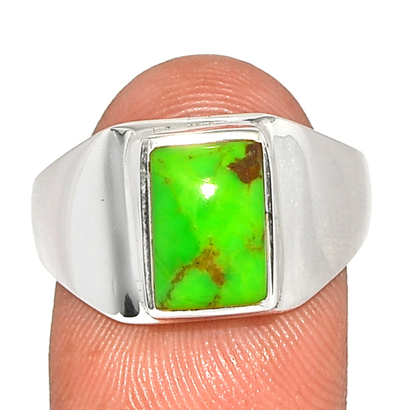 Solid - Green Mohave Turquoise Ring - GMTR842