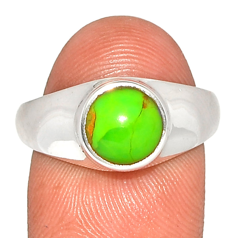 Solid - Green Mohave Turquoise Ring - GMTR845