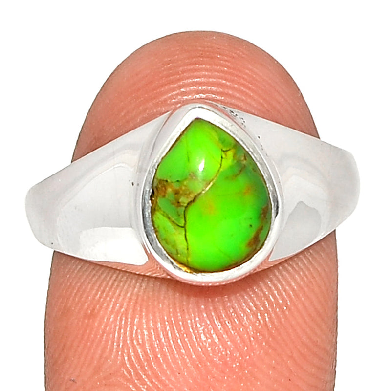 Solid - Green Mohave Turquoise Ring - GMTR846