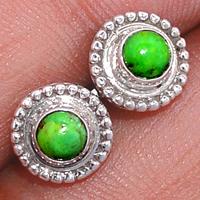 Green Mohave Turquoise Studs-GMTS122