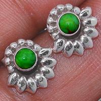 Green Mohave Turquoise Studs-GMTS150