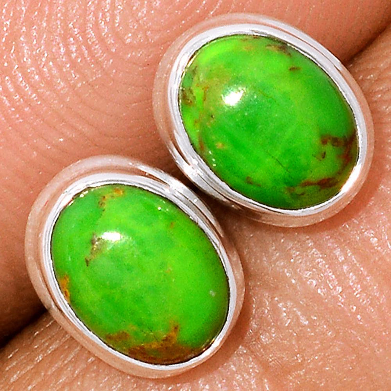 Green Mohave Turquoise Studs - GMTS200