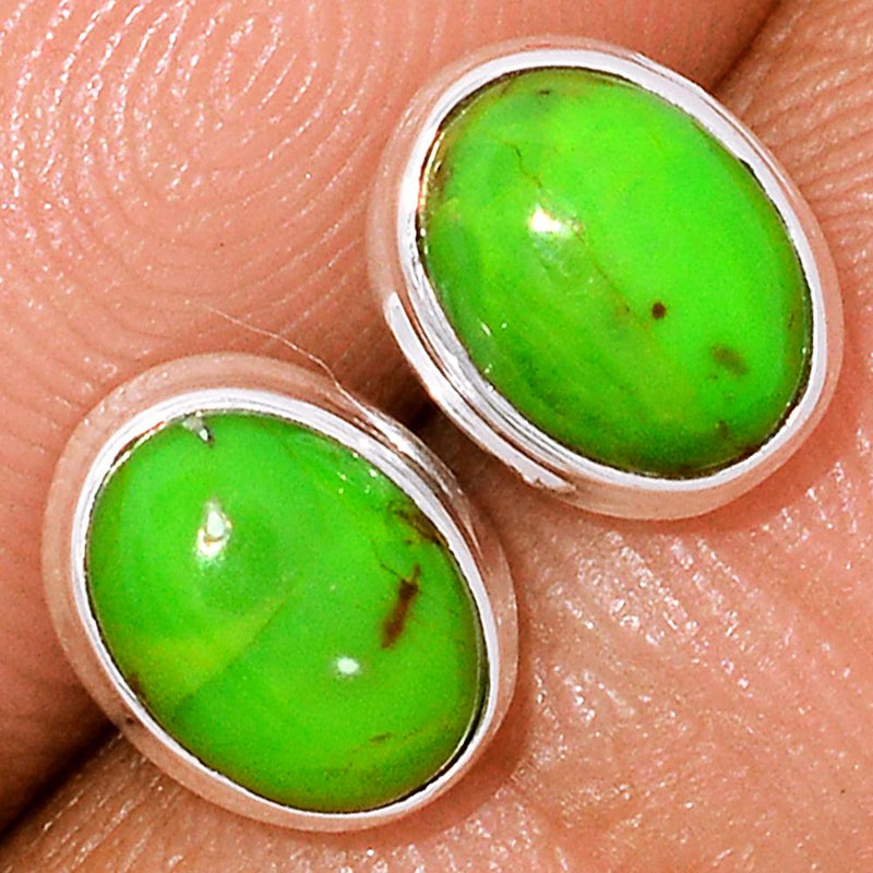 Green Mohave Turquoise Studs - GMTS202