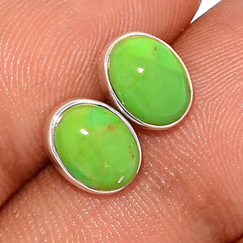 Green Mohave Turquoise Studs - GMTS257