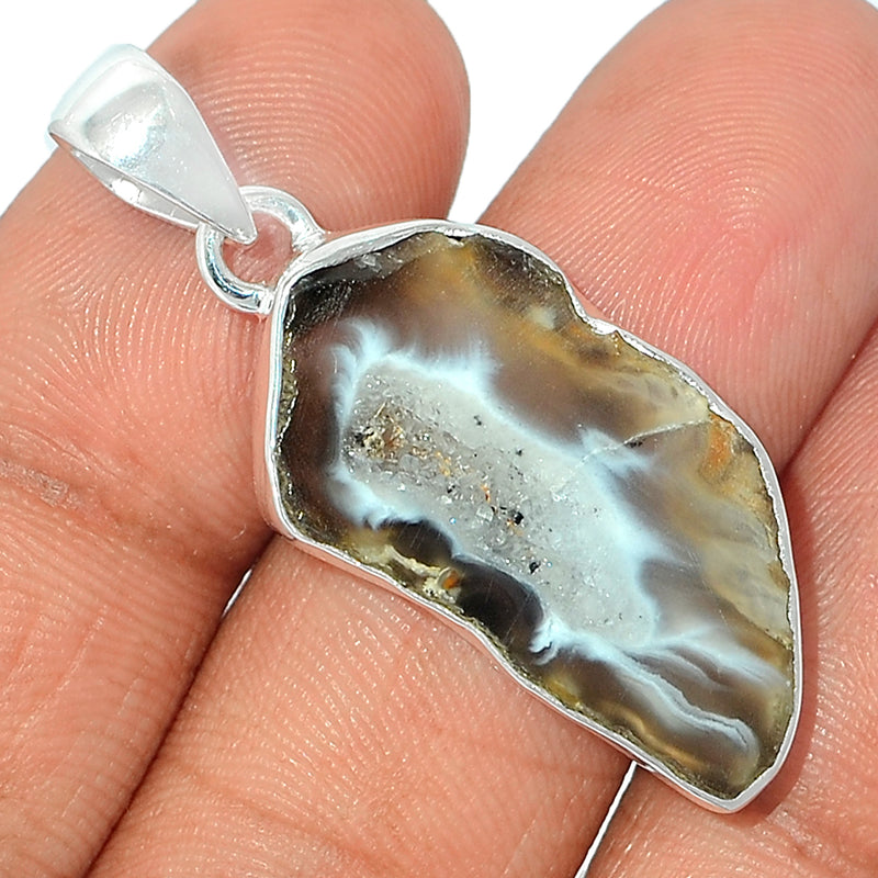 1.6" Oco Geode Druzy Pendants - GODP753