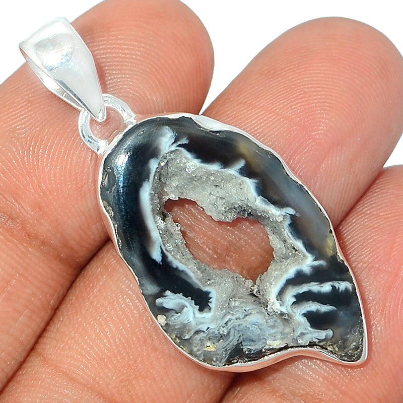 1.7" Oco Geode Druzy Pendants - GODP756