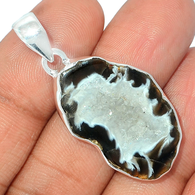 1.6" Oco Geode Druzy Pendants - GODP763
