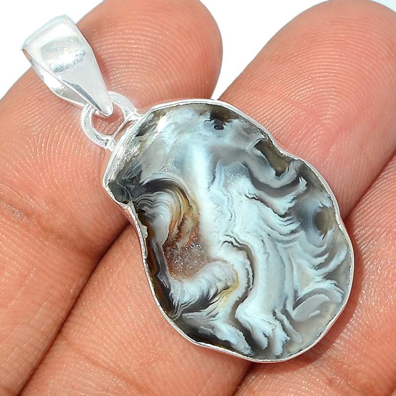 1.6" Oco Geode Druzy Pendants - GODP765