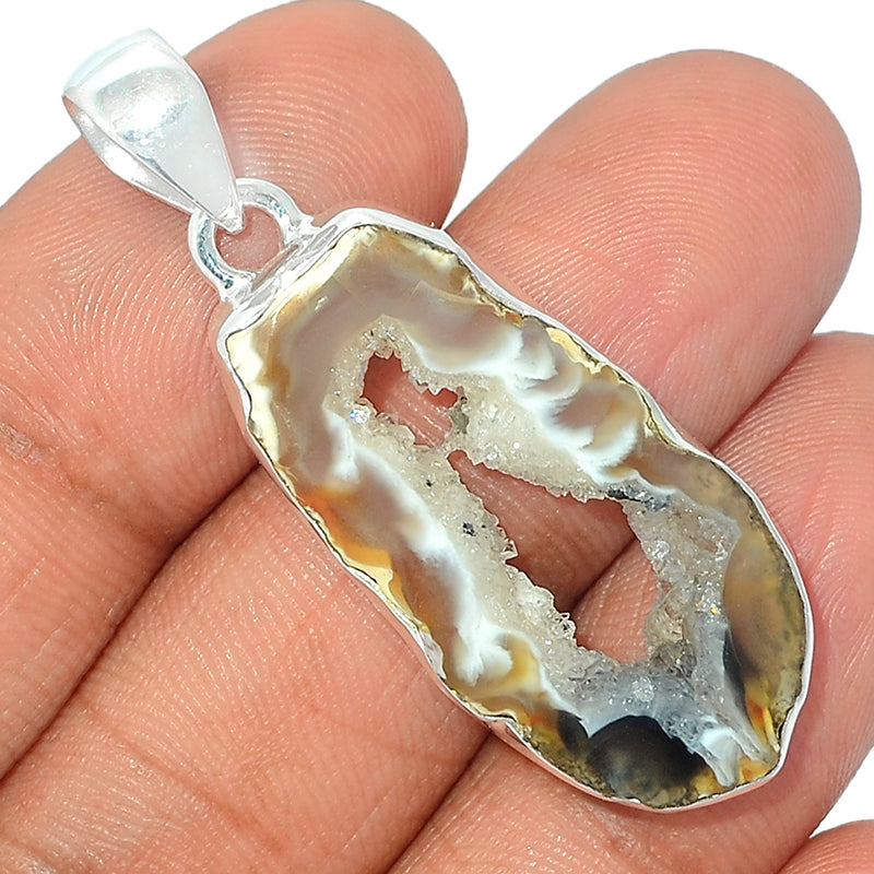 1.7" Oco Geode Druzy Pendants - GODP767