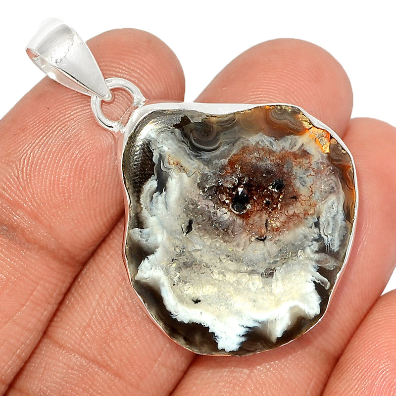 1.7" Oco Geode Druzy Pendants - GODP802