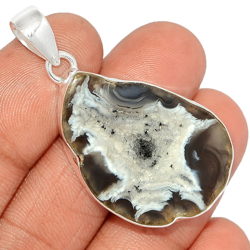 1.7" Oco Geode Druzy Pendants - GODP813