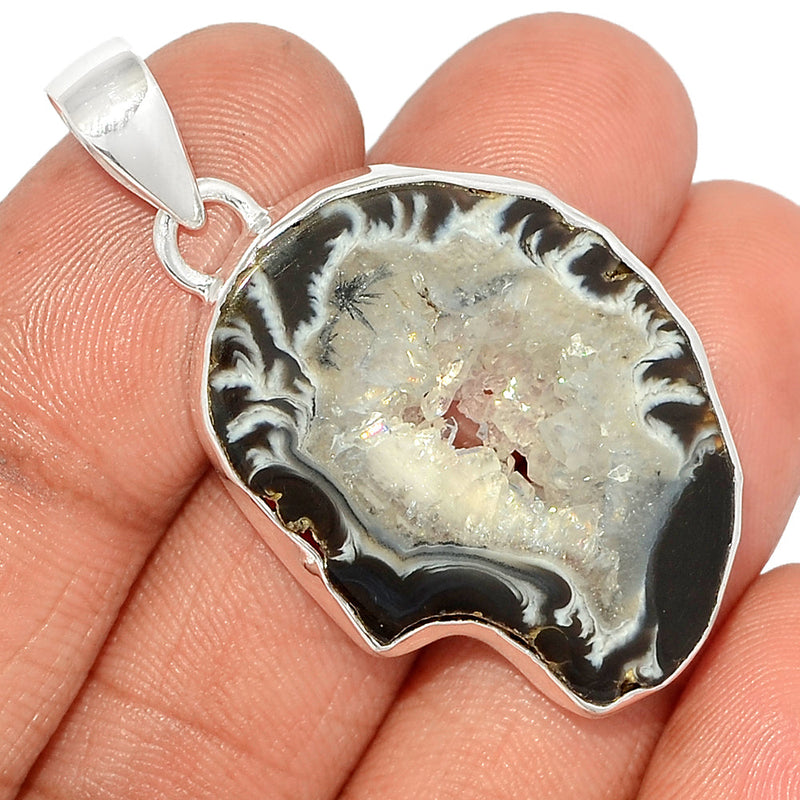 1.7" Oco Geode Druzy Pendants - GODP826