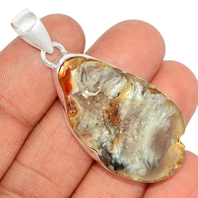 2" Oco Geode Druzy Pendants - GODP829