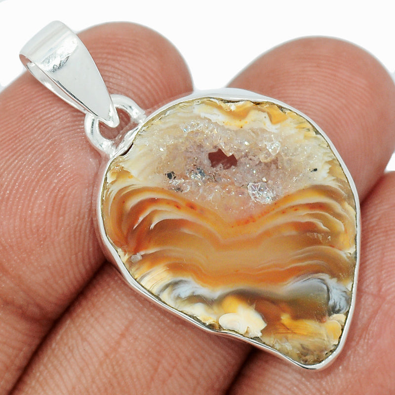 1.5" Oco Geode Druzy Pendants - GODP847