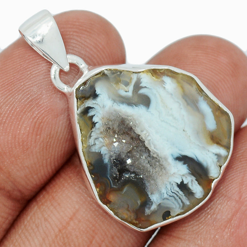 1.3" Oco Geode Druzy Pendants - GODP851