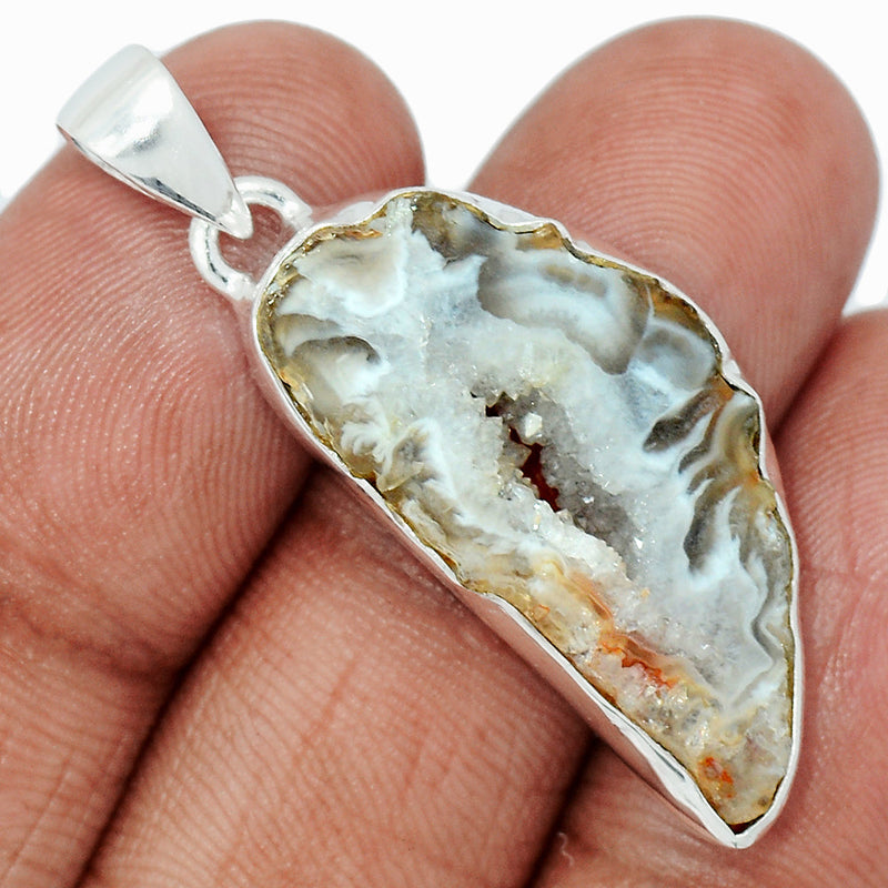 1.6" Oco Geode Druzy Pendants - GODP856