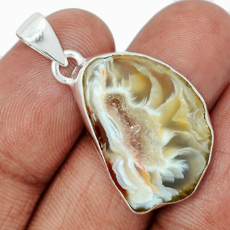 1.3" Oco Geode Druzy Pendants - GODP858