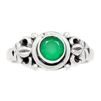 Faceted Green Onyx Ring - GOFR157