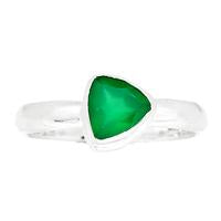 Faceted Green Onyx Ring - GOFR176