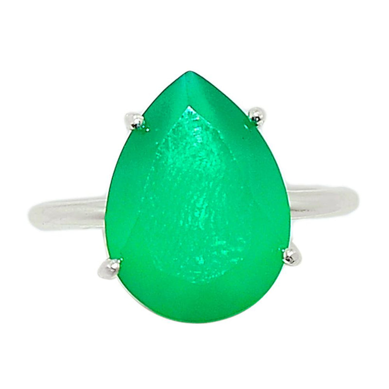 Claw - Faceted Green Onyx Ring - GOFR301