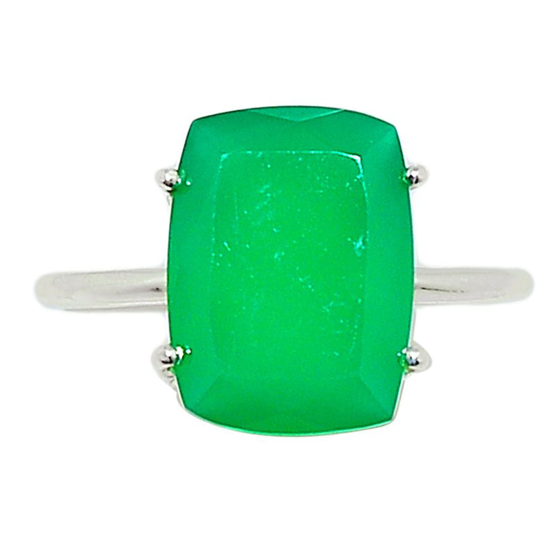 Claw - Faceted Green Onyx Ring - GOFR308