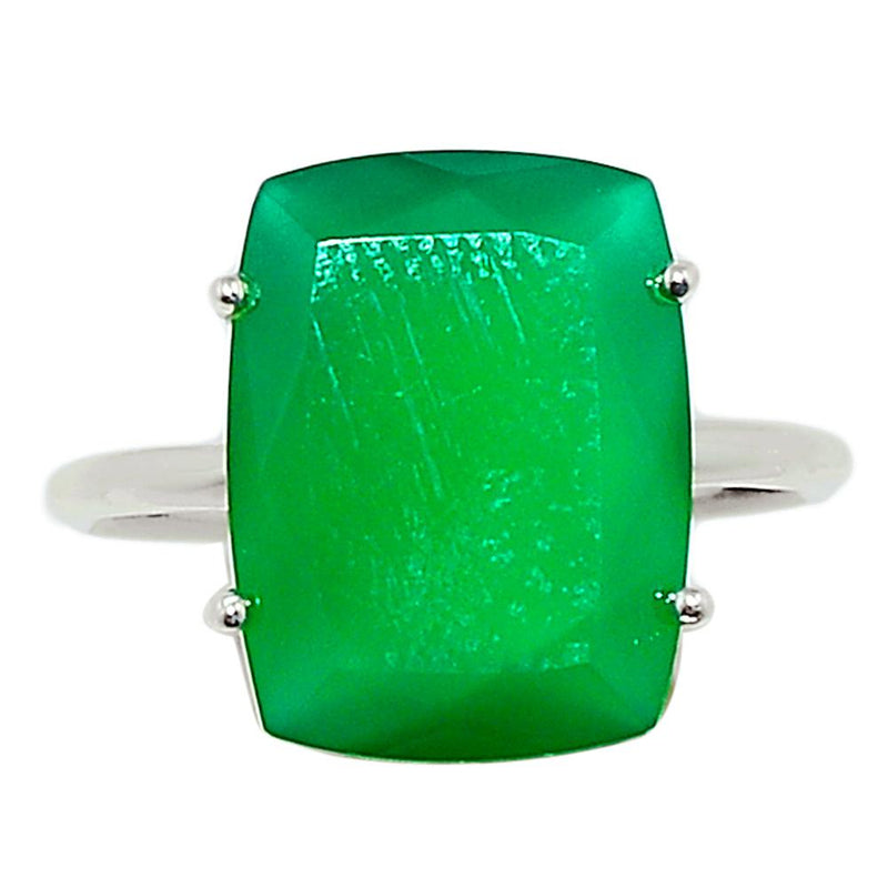 Claw - Faceted Green Onyx Ring - GOFR315