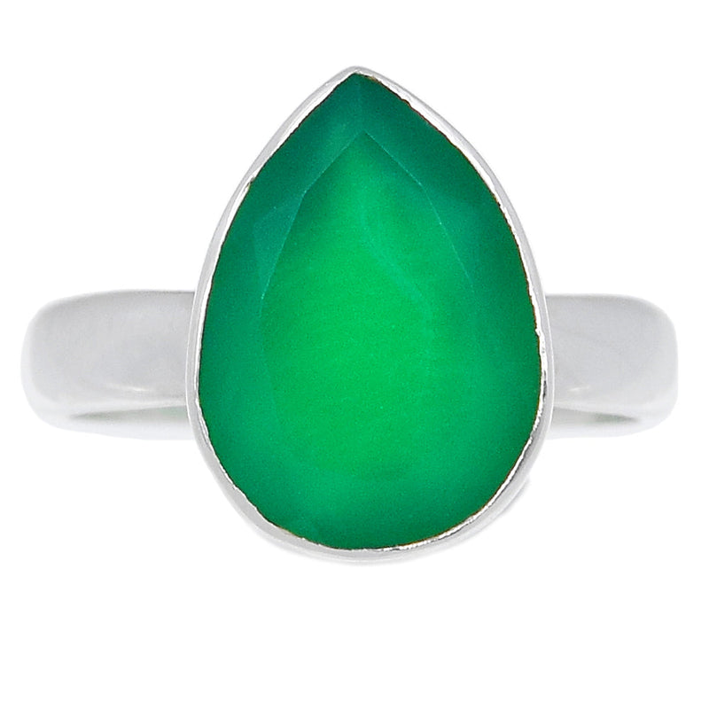 Green Onyx Faceted Ring - GOFR329