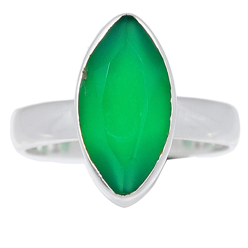 Green Onyx Faceted Ring - GOFR330