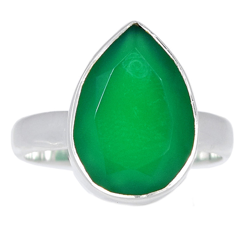 Green Onyx Faceted Ring - GOFR332
