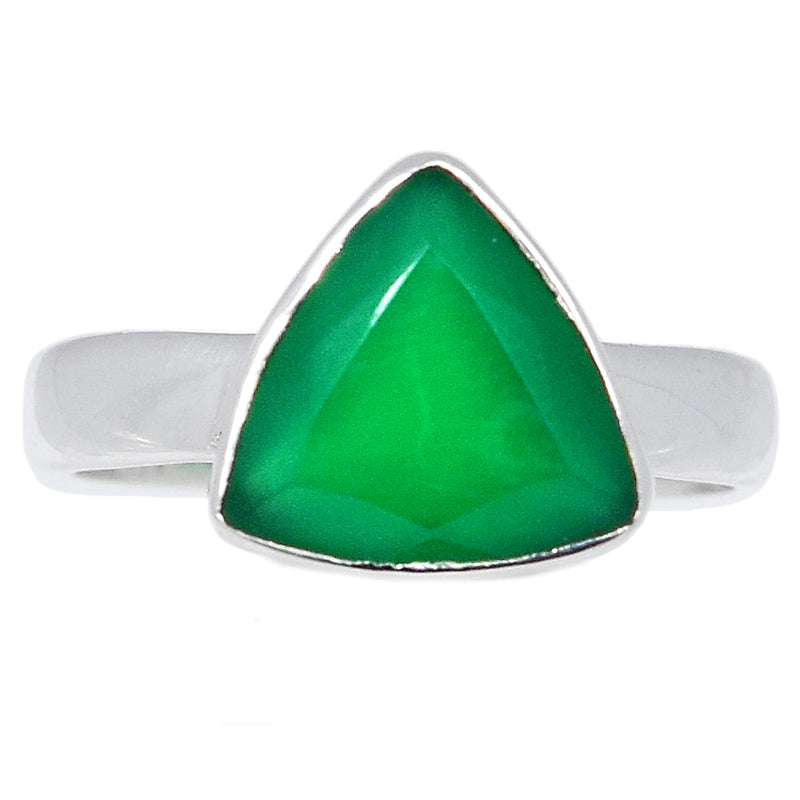 Green Onyx Faceted Ring - GOFR333