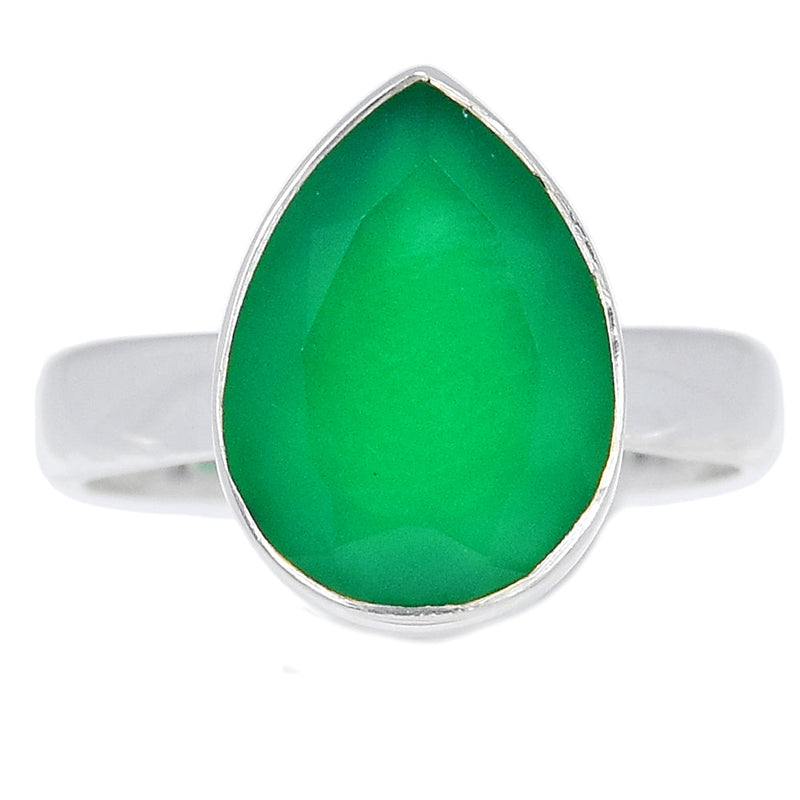 Green Onyx Faceted Ring - GOFR334