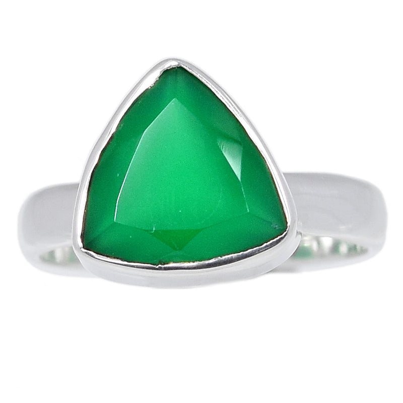 Green Onyx Faceted Ring - GOFR336