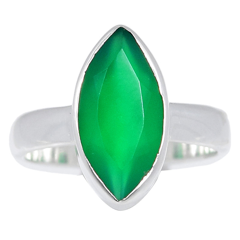 Green Onyx Faceted Ring - GOFR337