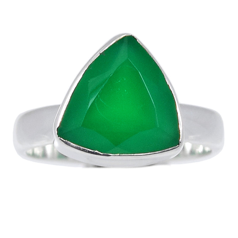 Green Onyx Faceted Ring - GOFR338
