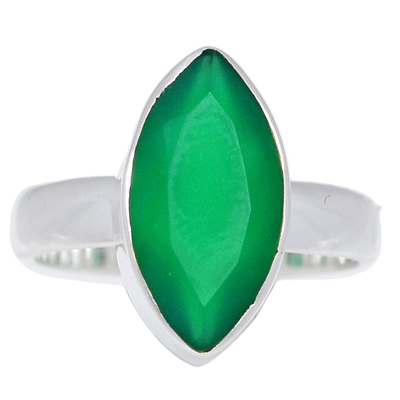 Green Onyx Faceted Ring - GOFR339