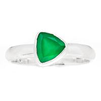 Faceted Green Onyx Ring - GOFR33