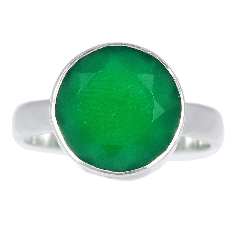 Green Onyx Faceted Ring - GOFR341