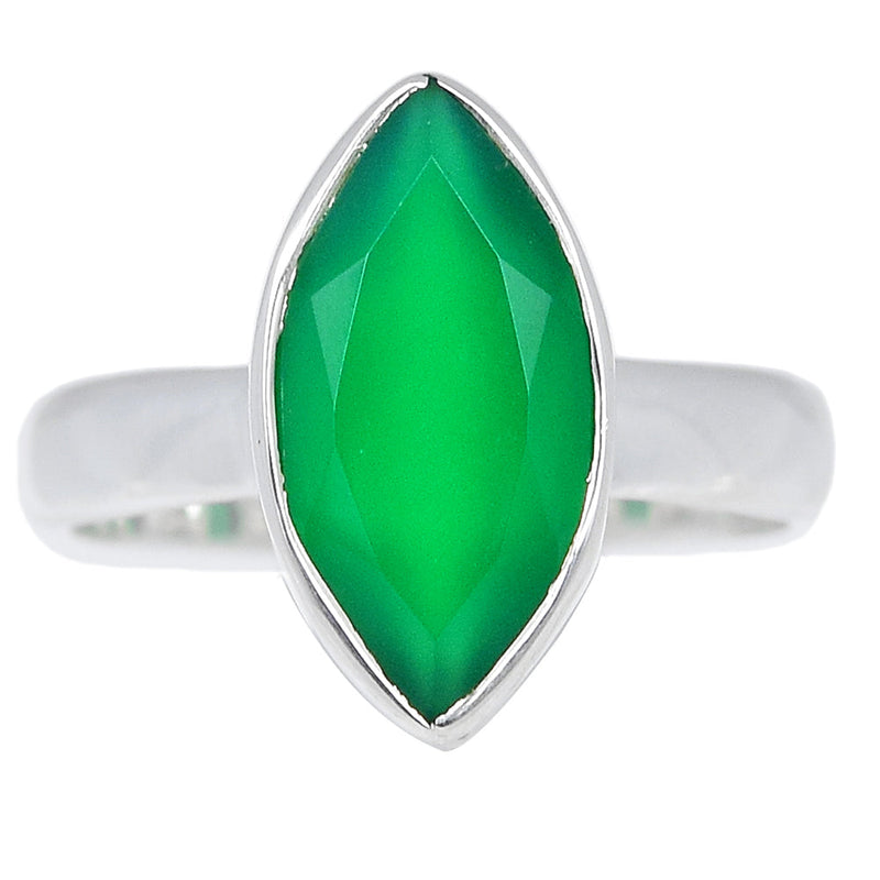 Green Onyx Faceted Ring - GOFR343