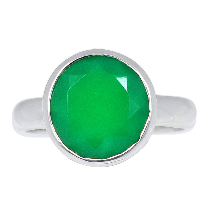 Green Onyx Faceted Ring - GOFR344