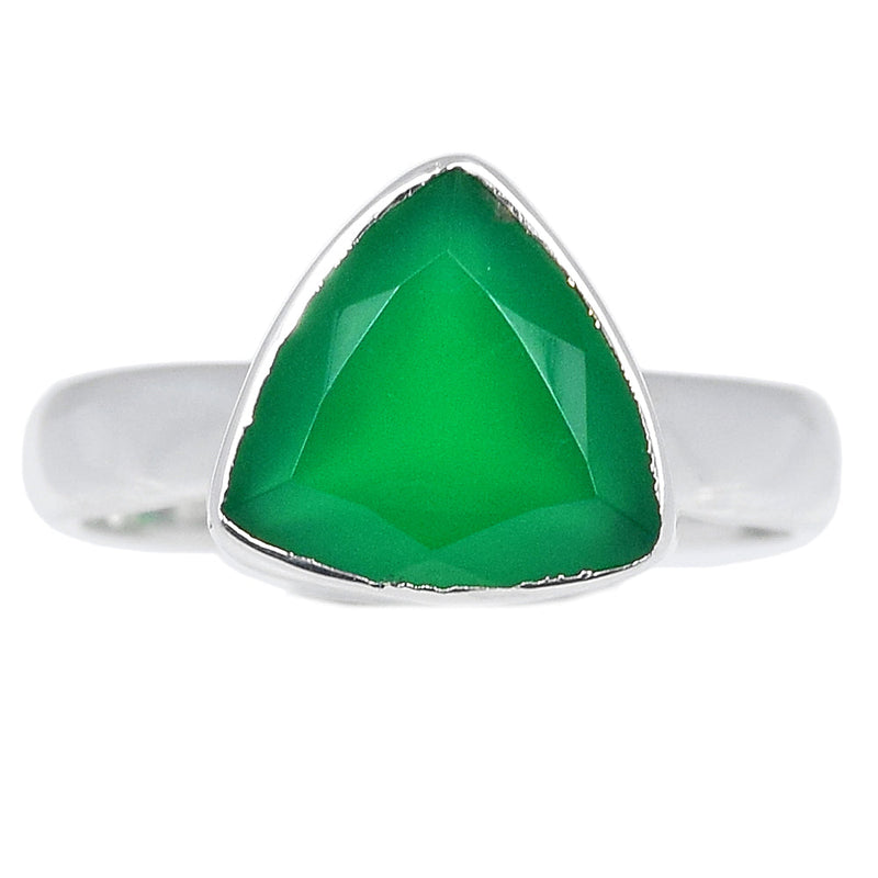 Green Onyx Faceted Ring - GOFR346