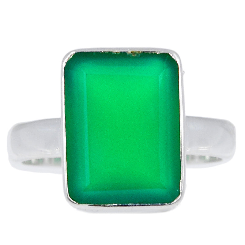 Green Onyx Faceted Ring - GOFR347