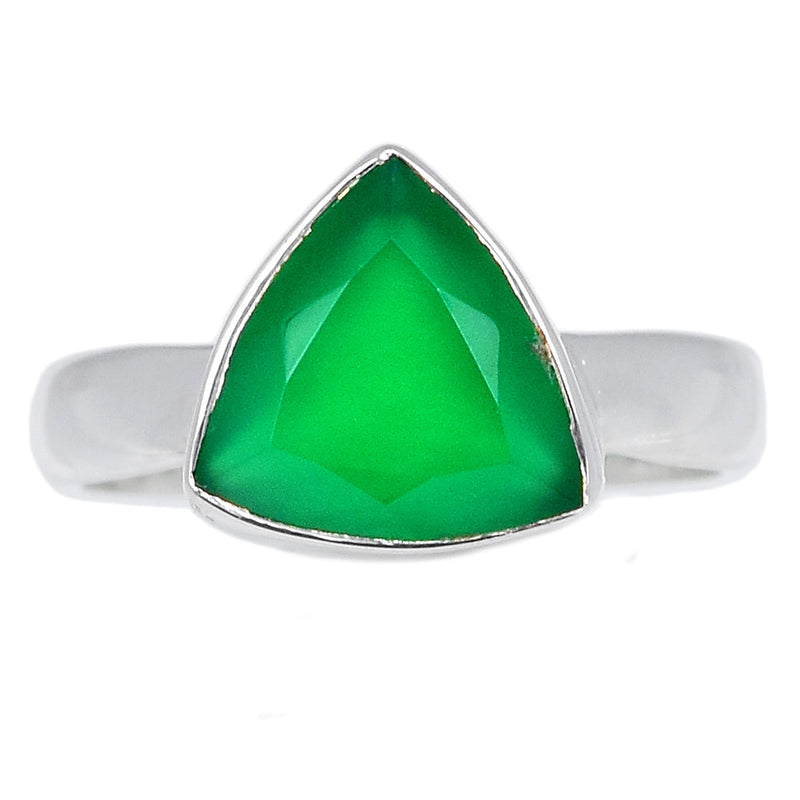 Green Onyx Faceted Ring - GOFR349