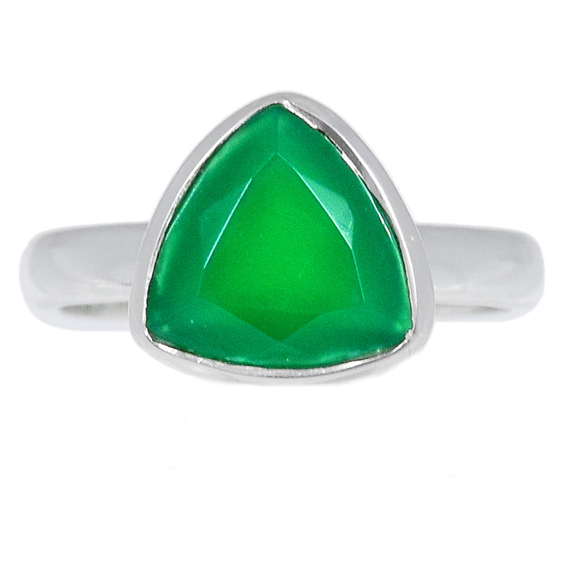 Green Onyx Faceted Ring - GOFR351